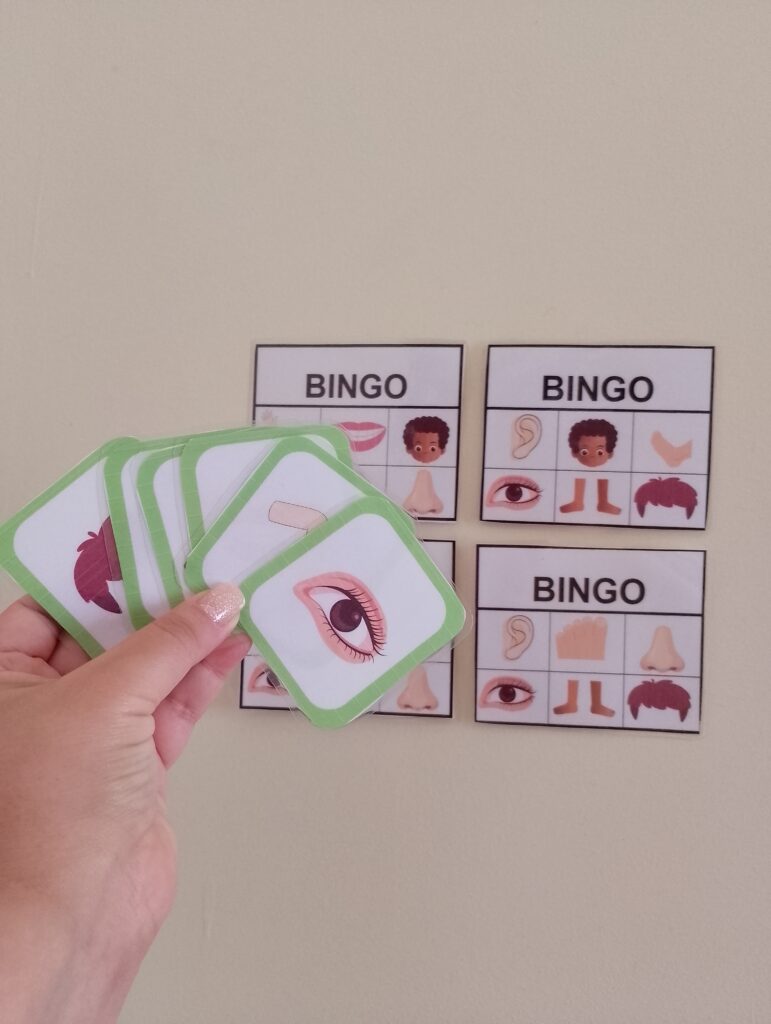 Body parts – Bingo