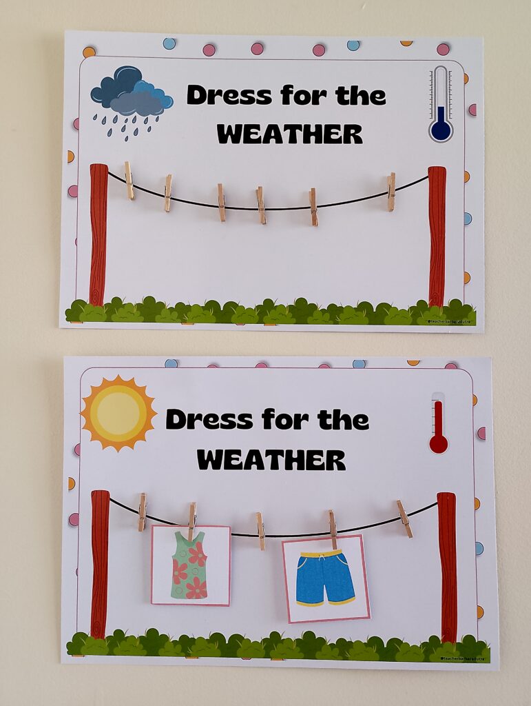 Clothes- Dress for the weather