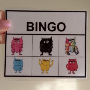 The Color Monster - Bingo