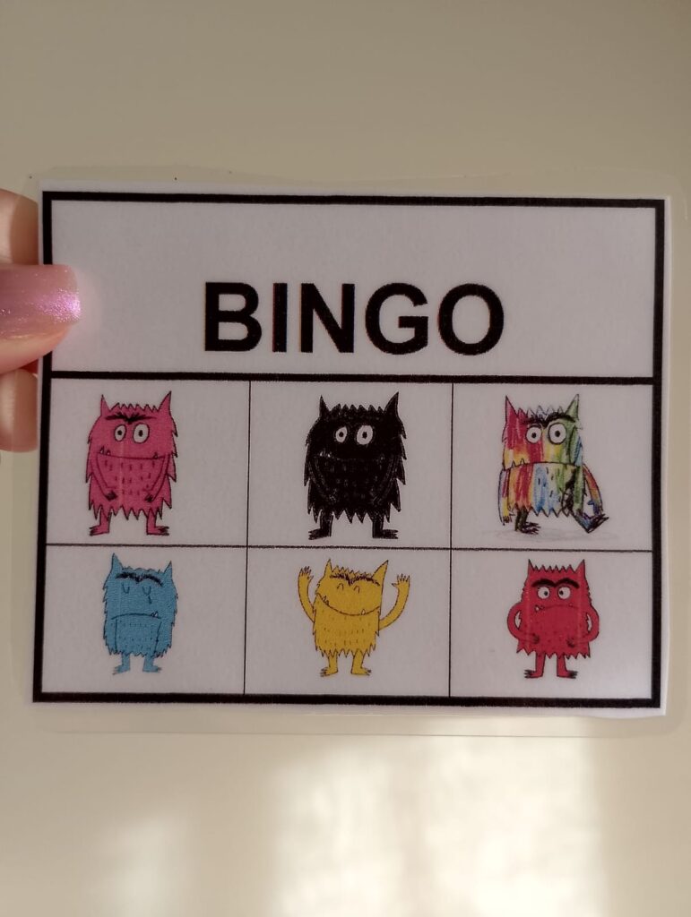 The Color Monster - Bingo
