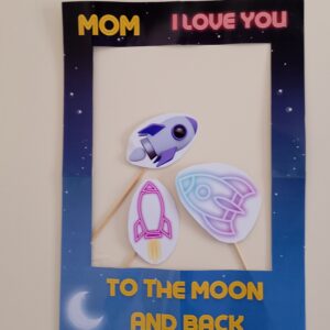 Mother´s day  - Moldura para foto 3 – I Love you to the moon and back