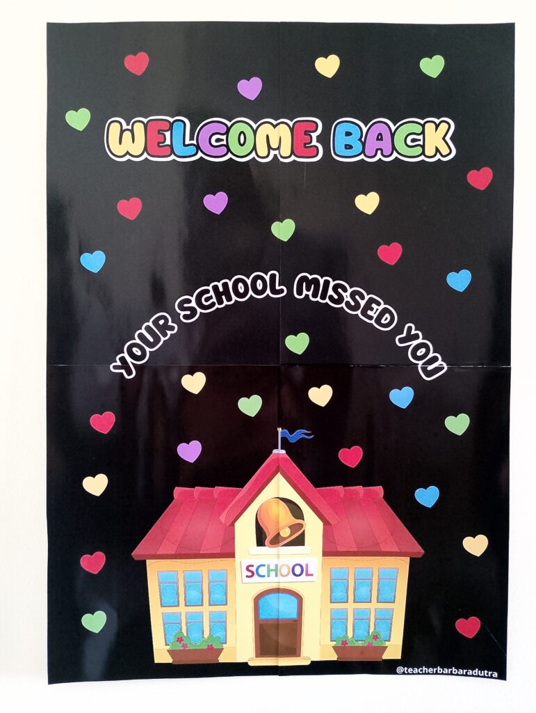 Welcome Back – Painel - black