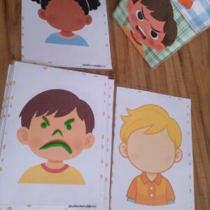 Feelings – Dice + Playdough mats - 3