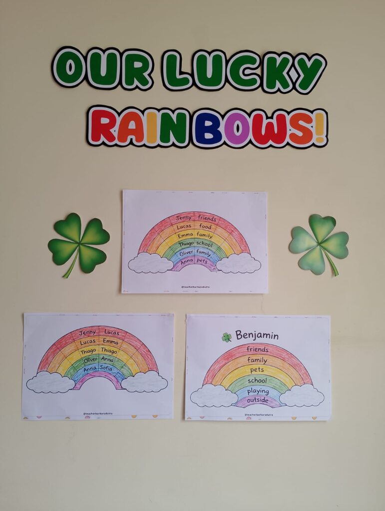 ST. Patrick´s day – Rainbow - Bulletin Board