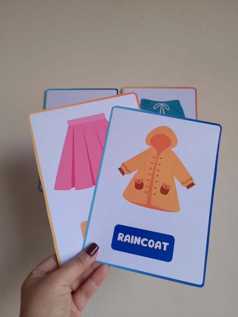 Clothes - Summer and Winter - Flashcards