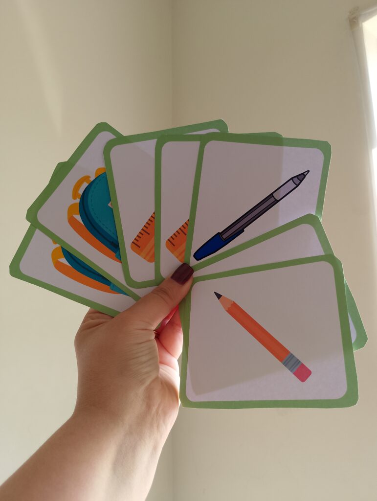 School Objects – Memory Game