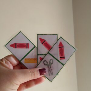 School Objects – Dominó