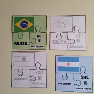 Countries and Nationalities - Puzzle