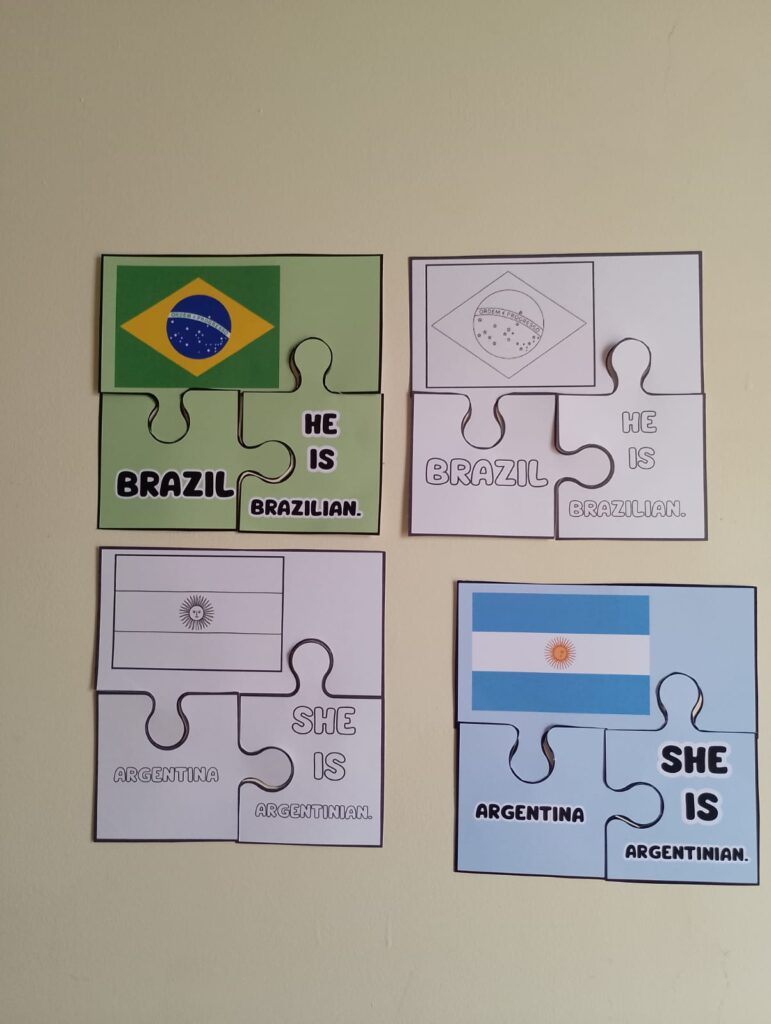 Countries and Nationalities - Puzzle