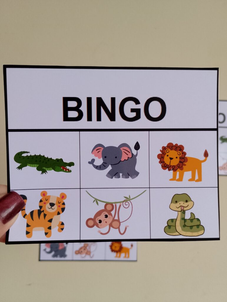 Zoo Animals - Bingo