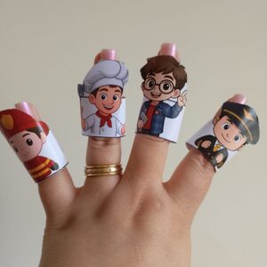 Labor Day - Finger Puppets