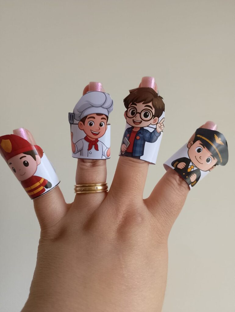 Labor Day - Finger Puppets