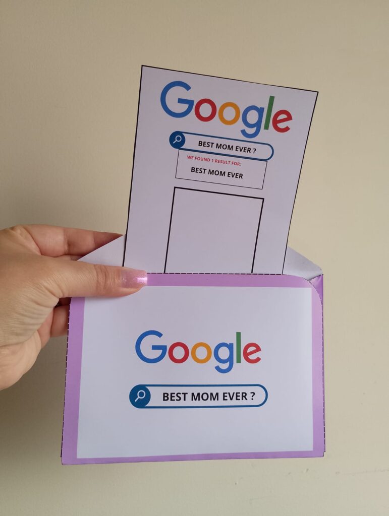 Mother’s Day – Google Card (Printable)