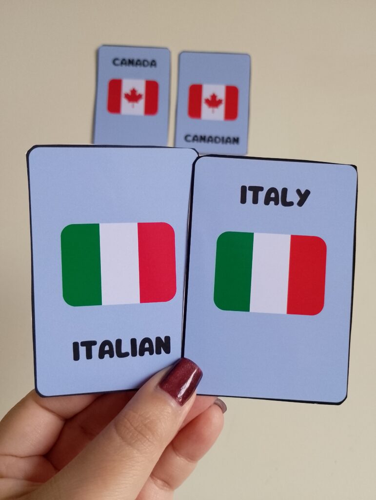 Countries and Nationalities – Memory Game