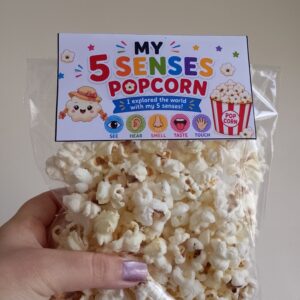 Five Senses – Popcorn Labels