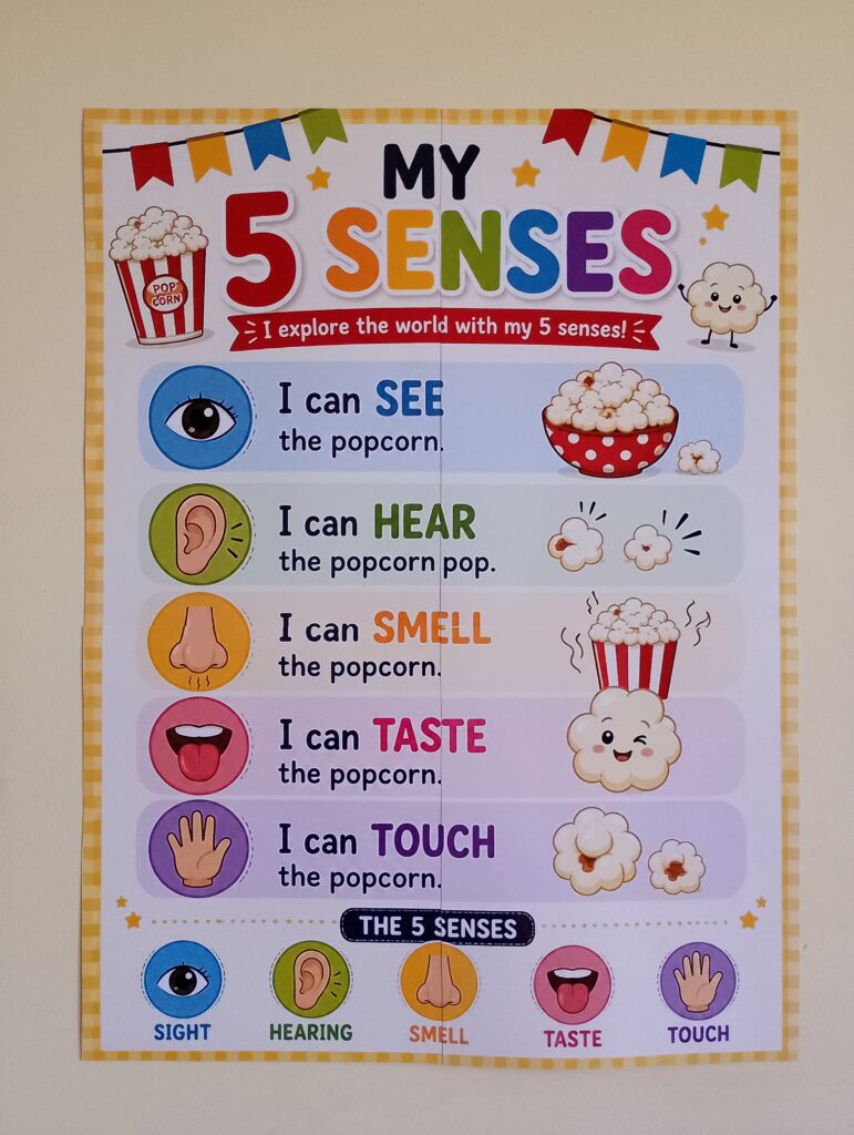 Five Senses – Popcorn Poster