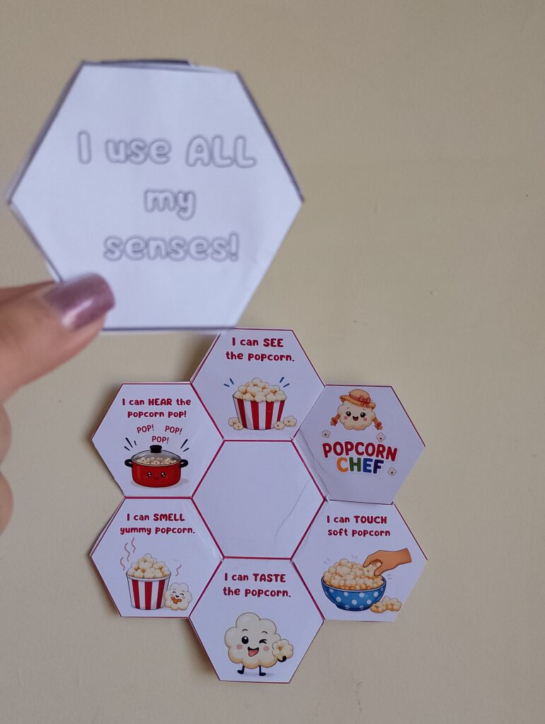 Five Senses – Popcorn Hexagon