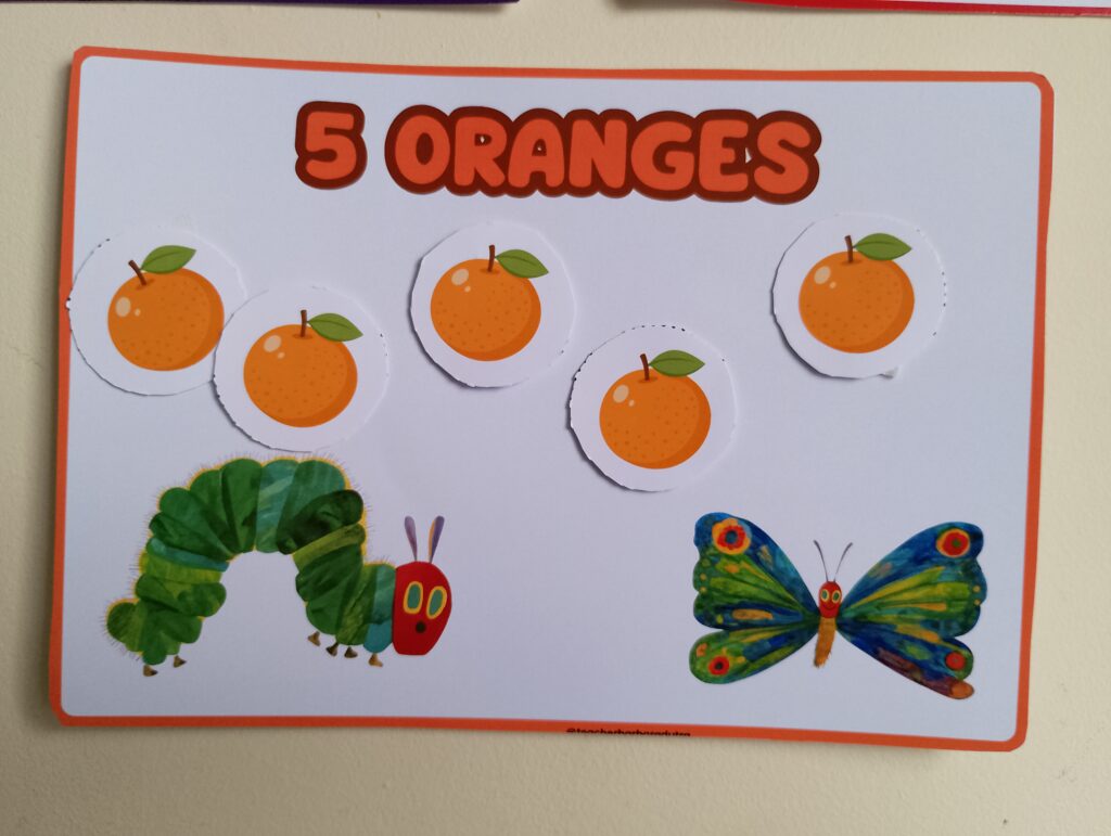 Flashcards 1 – The Very Hungry Caterpillar