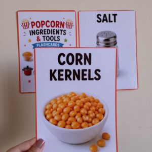 Flashcards – Ingredients and Tools | Popcorn Cooking Class