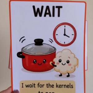 Flashcards – Verbs | Popcorn Cooking Class
