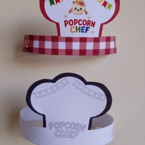 Popcorn Chef Hat – Cooking Class Craft