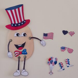 4th of July Mr. Potato Head Craft