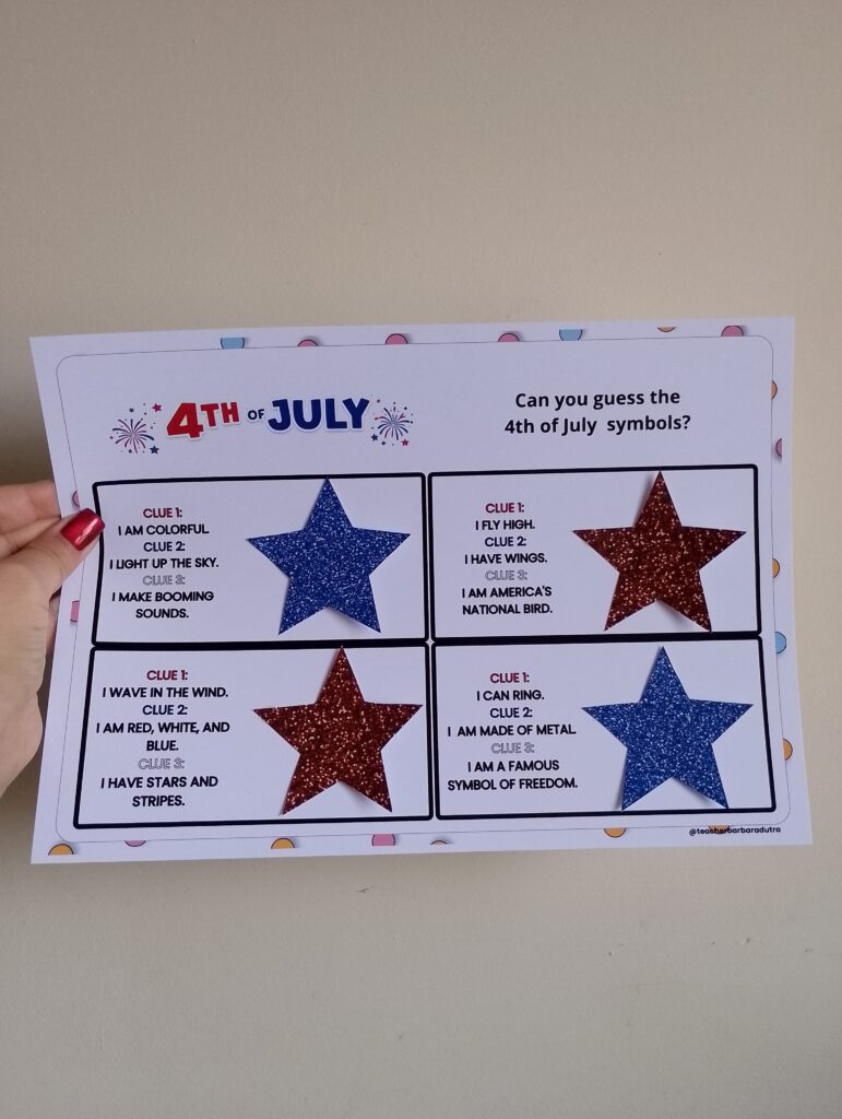4th of July Mystery Symbols – Guessing Game