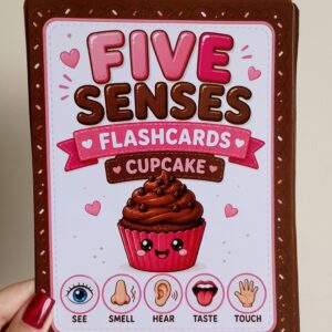 Five Senses Flashcards – Cupcake Theme