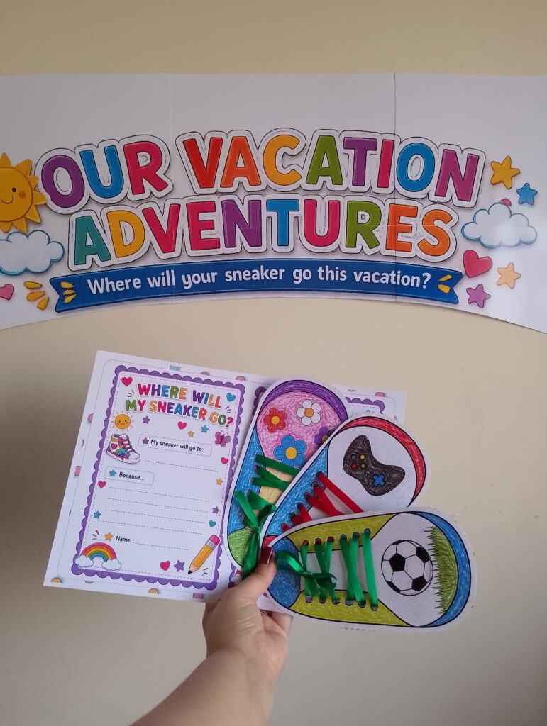 Vacation Sneaker Adventures – Interactive Vacation Activity