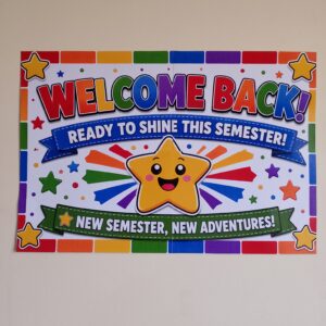 Welcome Back Stars Poster