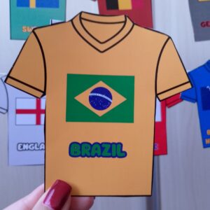 World Cup Jersey Garland – 48 Countries - Color Version