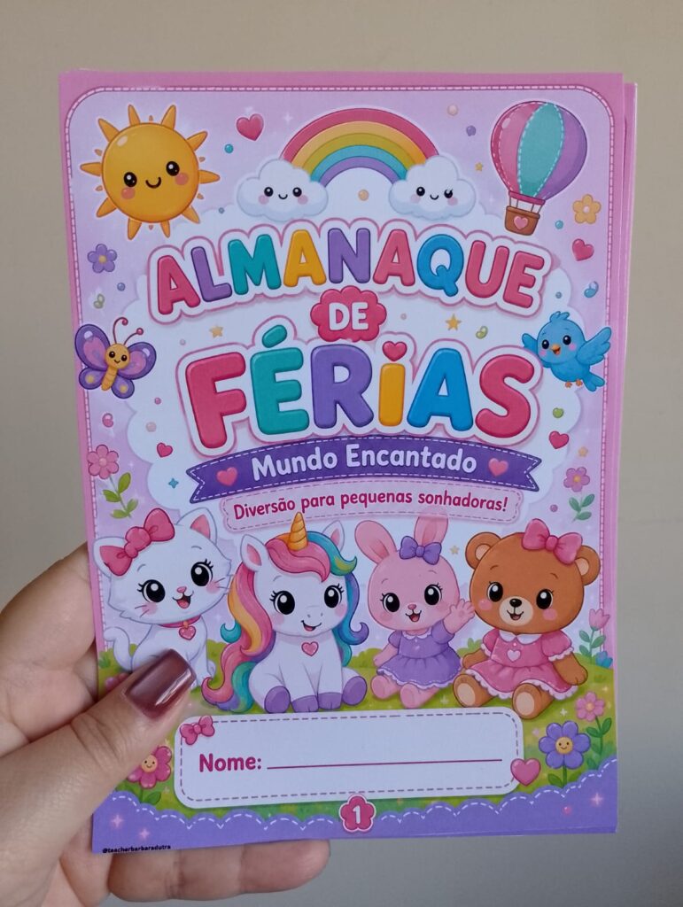 Almanaque de Férias Mundo Encantado 3 a 5 anos