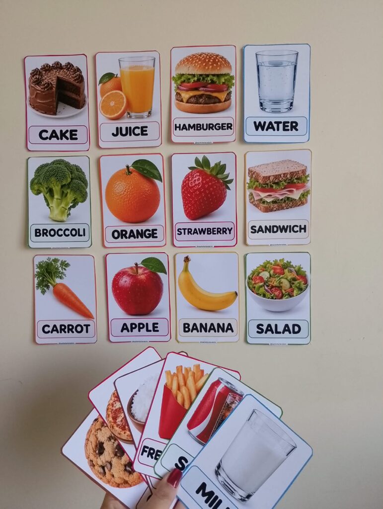 Food &amp; Drinks – Vocabulary Flashcards