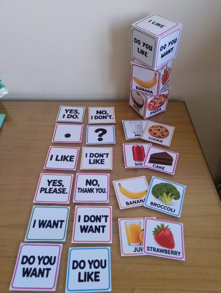 Food and Drinks – Speak & Write